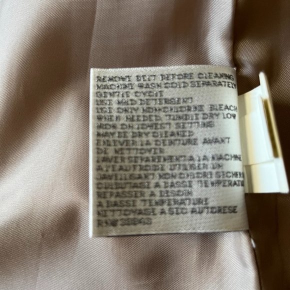 EUC! VIA SPIGA Trench/Rain Coat PP - Picture 15 of 16